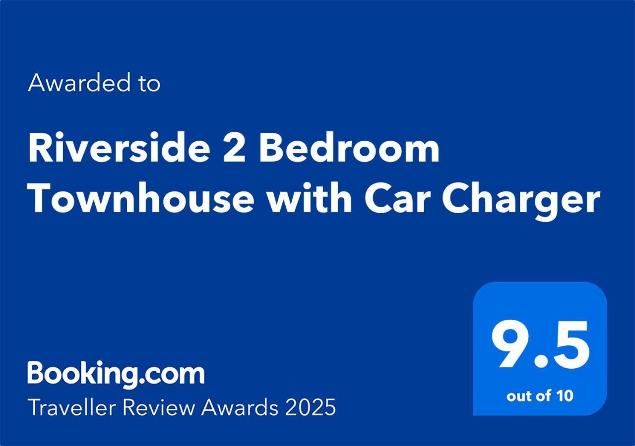 Riverside 2 Bedroom Townhouse With Car Charger Abergavenny Exterior foto